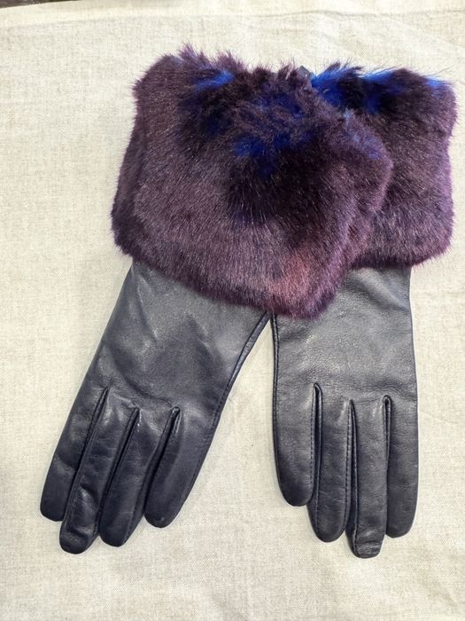 Дамски ръкавици естествена кожа Ted Baker