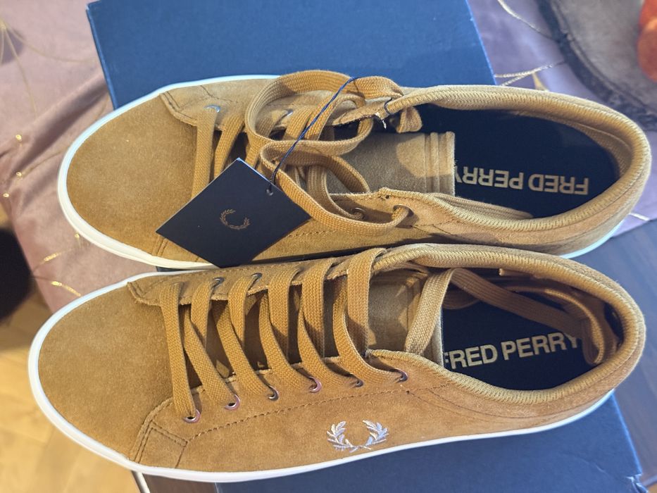 Мъжки кецове набук Fred Perry