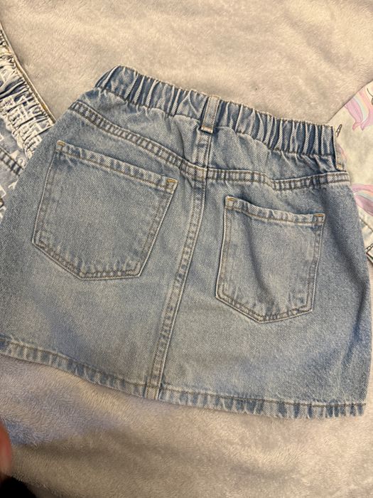 H&M Zara 4бр дънкови панталони и поли 116см 5/6г