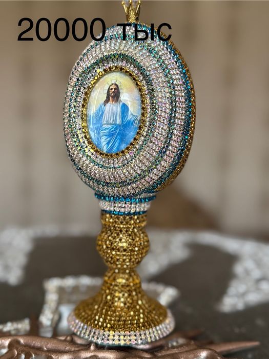 Пасха  яйцо из страз