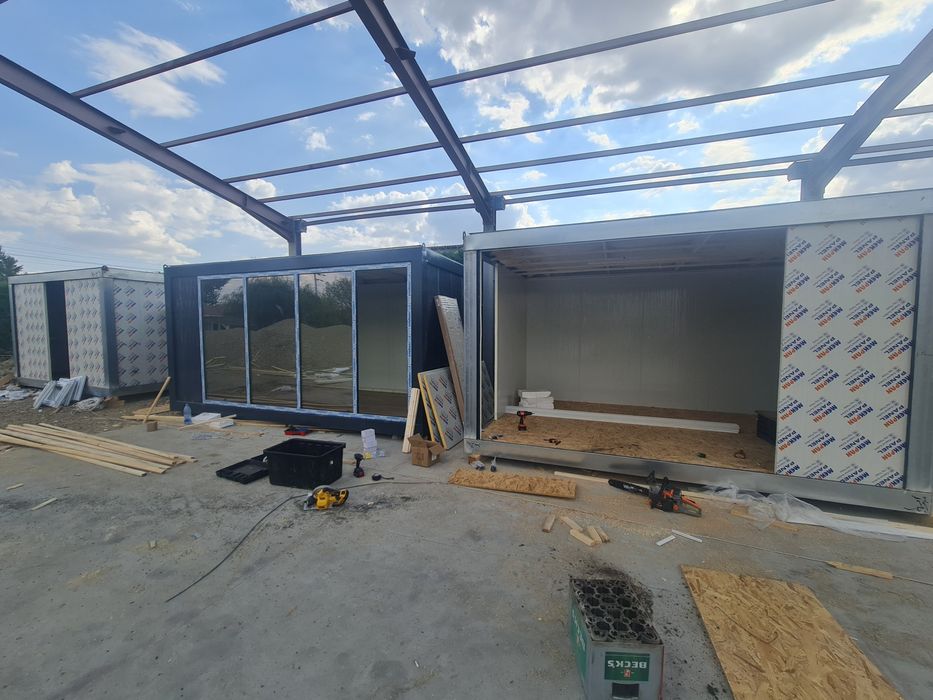 Cadre metalice container Containere Modulare Birou Vitrina fast-food