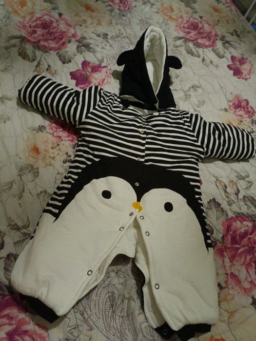 white teddy Комбинезон очень тёплый толстый