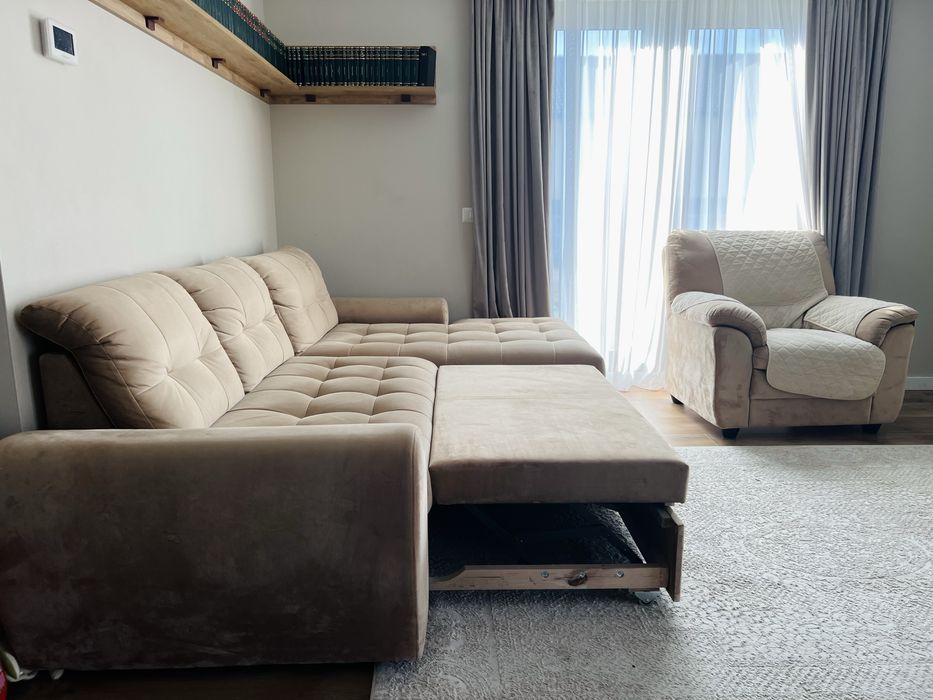 Coltar extensibil sezlong dreapta Mobexpert