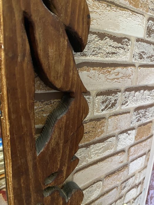 Зеркало деревянное