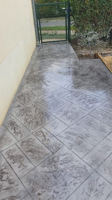 Beton amprentat sol si vertical