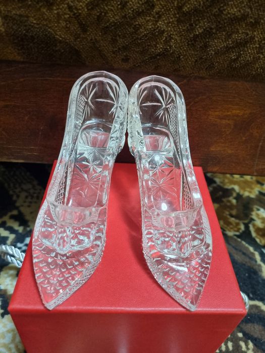 Хрустальный вазы румки и туфельки