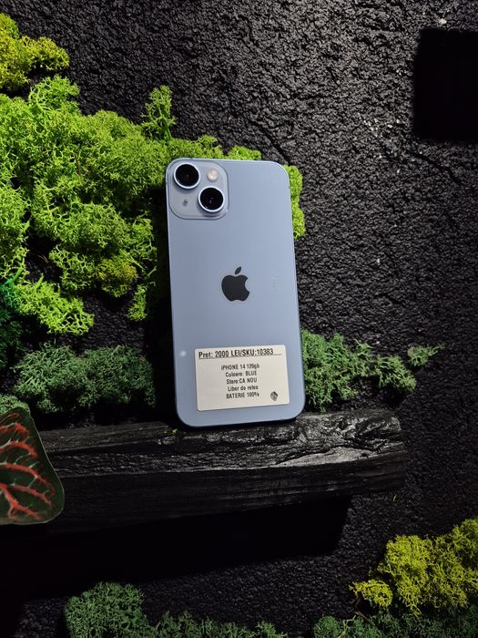 iPhone 14 128gb Blue Neverlocked Bat 100%/Fact+Garantie