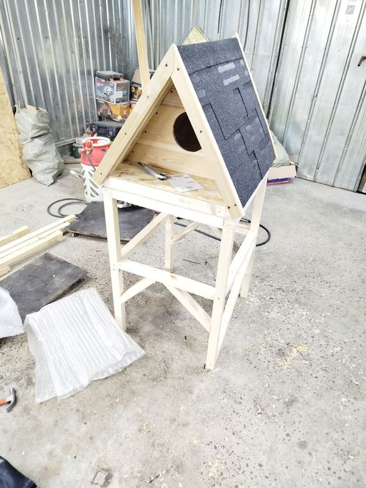 Домик для кошки утепленный