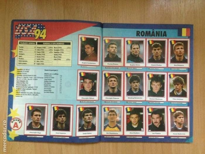 Album cu stikere complet world cup 1994