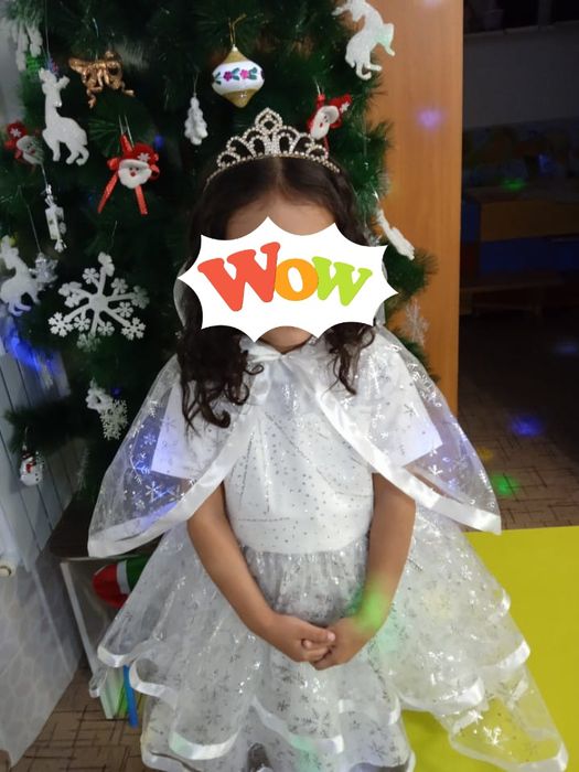 Продам снежинки платье