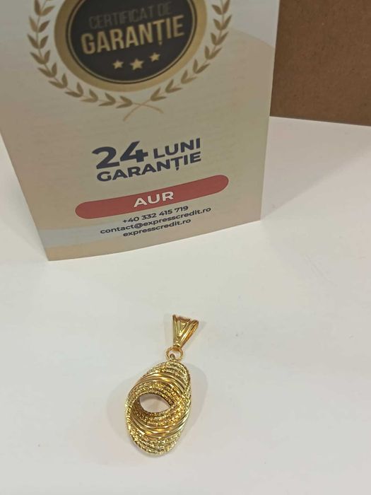 (AG41) Pandativ aur, 18k b8303.2 Certificat de garantie