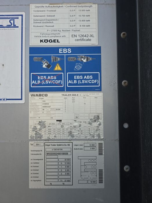 Когел Мега прицеп 16 йил Kogel Mega prisep