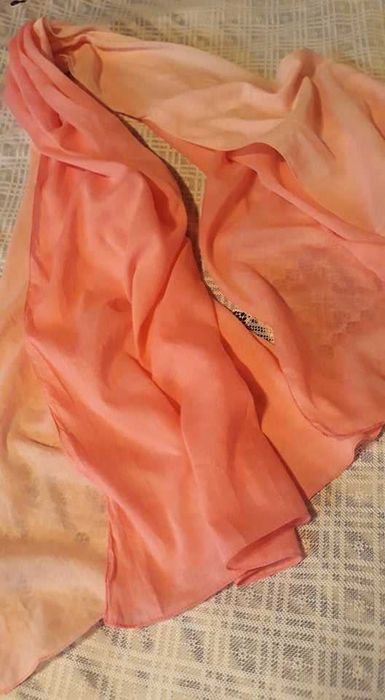 Розов шал  омбре