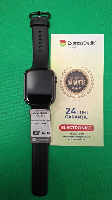 Smartwatch Honor Watch 5 (Ag45 B.34567.35) - Garantie 2 ani