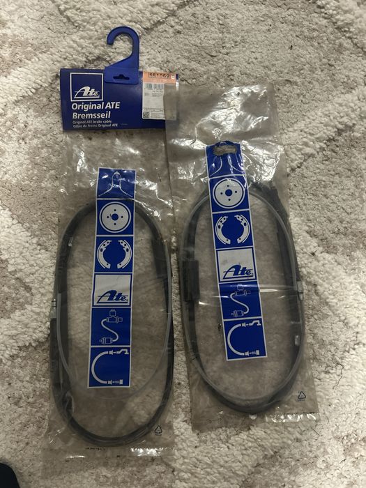 Set 2 cabluri frână de mână ATE Original Renault Megane 2 / Scenic 2