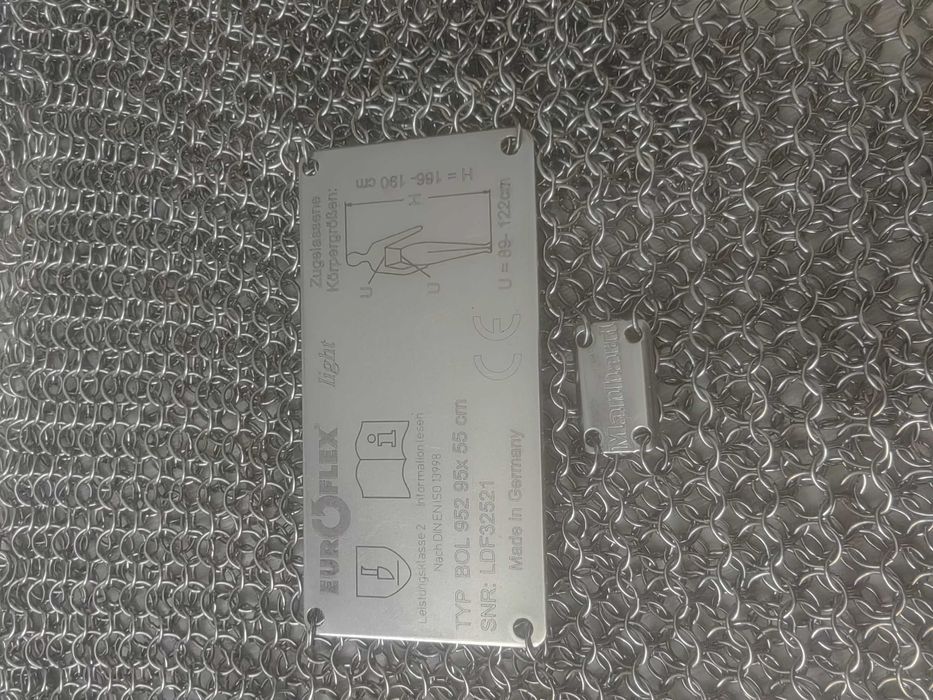 Sort măcelar zale complet