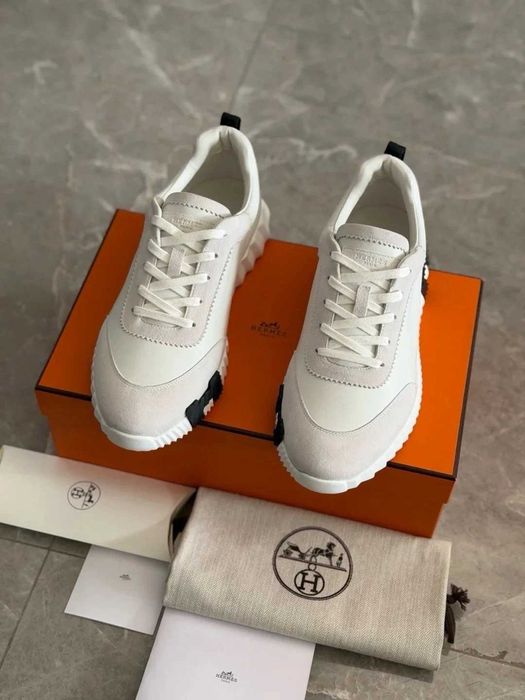 Hermes Bouncing Sneakers White Leather (40-45 номер)