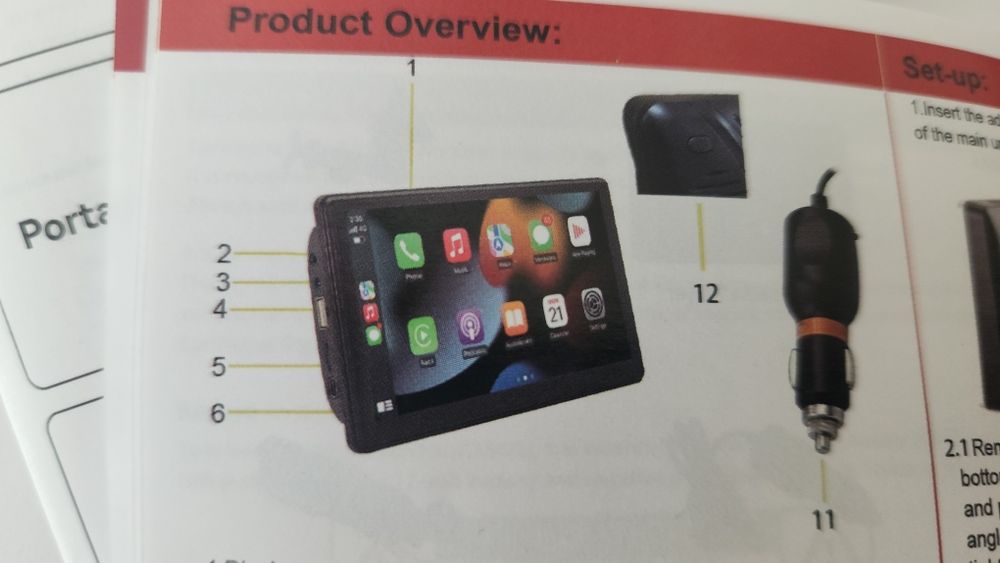 7 INCH HD touchscreen for Car