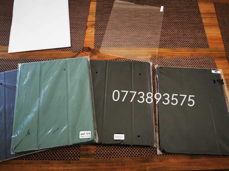 Husa folie sticla ecran tableta Apple Ipad Pro 12.9 5 6 2021 2022 2018