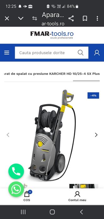 Rola cu furtun. karcher hd 10/25.la 380