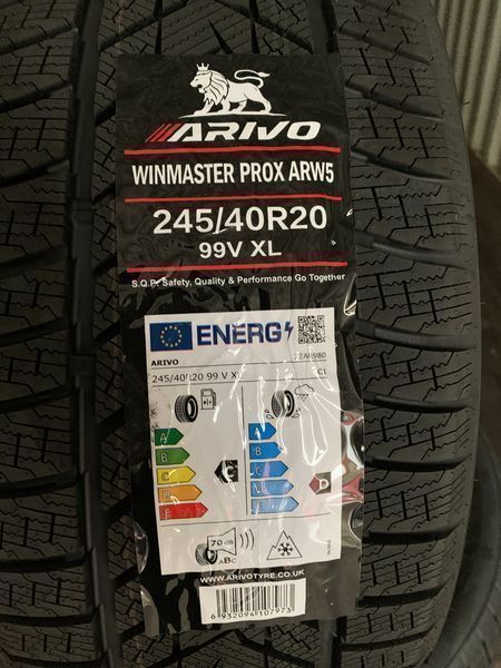 ПРОМО.Зимен спорт пакет ARIVO 245/40R20 99VXL 275/35R20 102HXL НОВ DOT