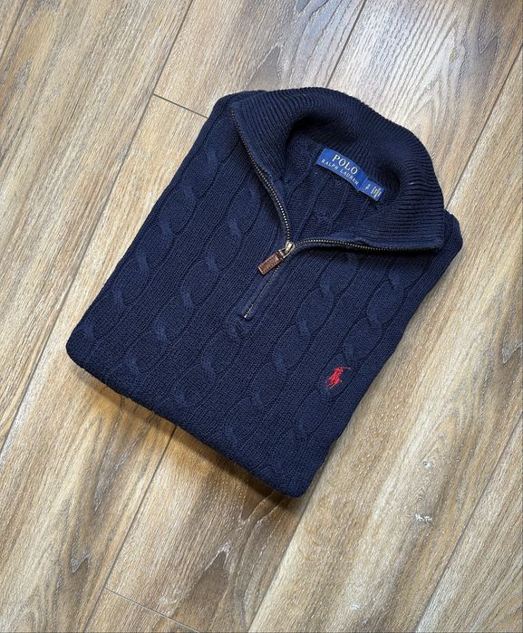 Ralph Lauren cable knit quarter zip