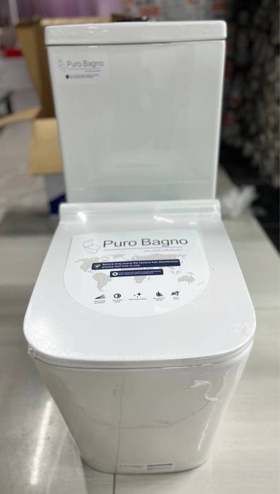 Унитаз с БИДЕ литой новый 2в1