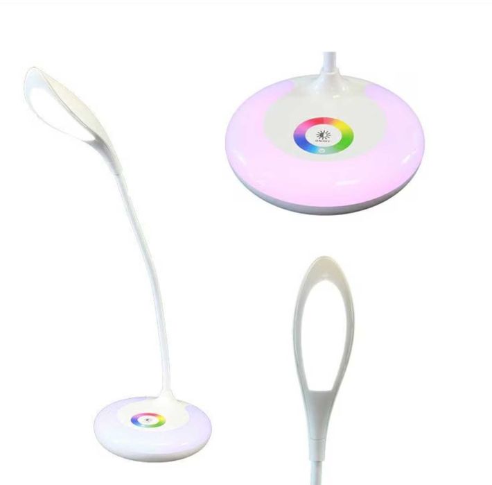 Lampa flexibila touch screen LED multicolor + 3 faze lumina calda, usb