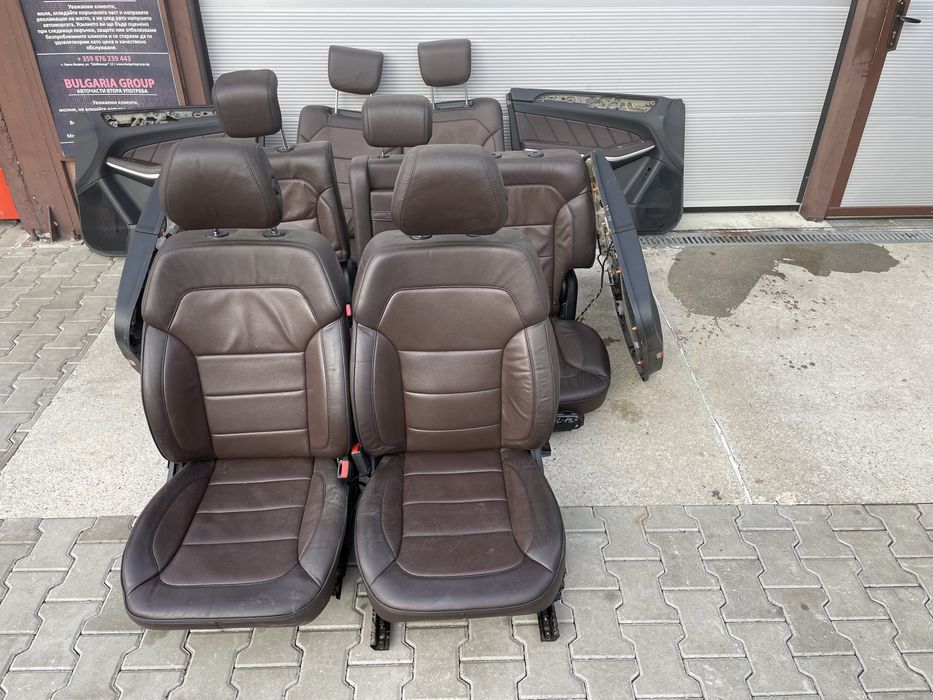 Кожен салон за Mercedes GL W166/GLS W166  подргев обдухване 3 ти ред