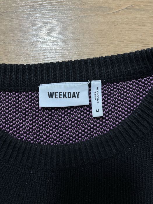 Weekday Johan Glitch Face пуловер М