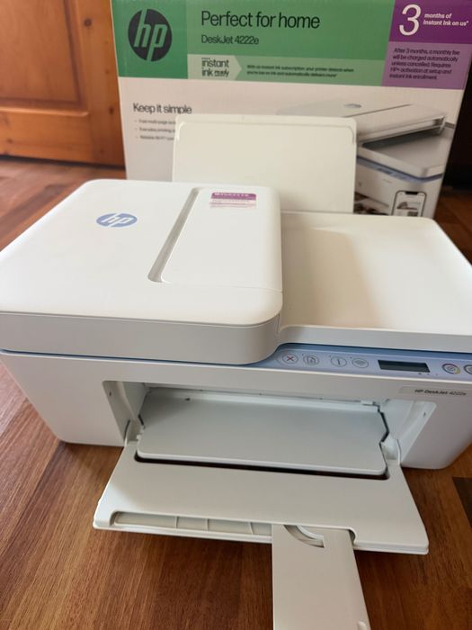 imprimantaMultifunctional inkjetcolorHPDeskJet 4222e All-in-One, imprimare, copiere, scanare, 8,5 ppm alb-negru/5,5 ppm color, USB, Wireless, Eligibil