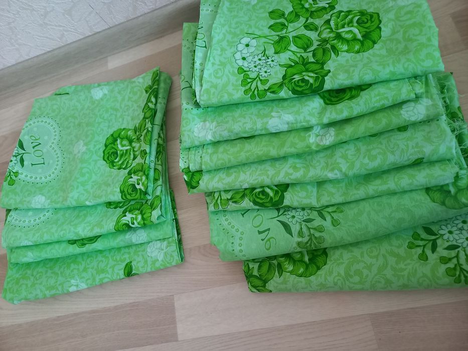 Новые пододеяльники, простыни, наволочки