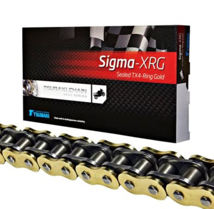Верига за мотор Tsubaki 525 Sigma X-Ring Gold Chain 110