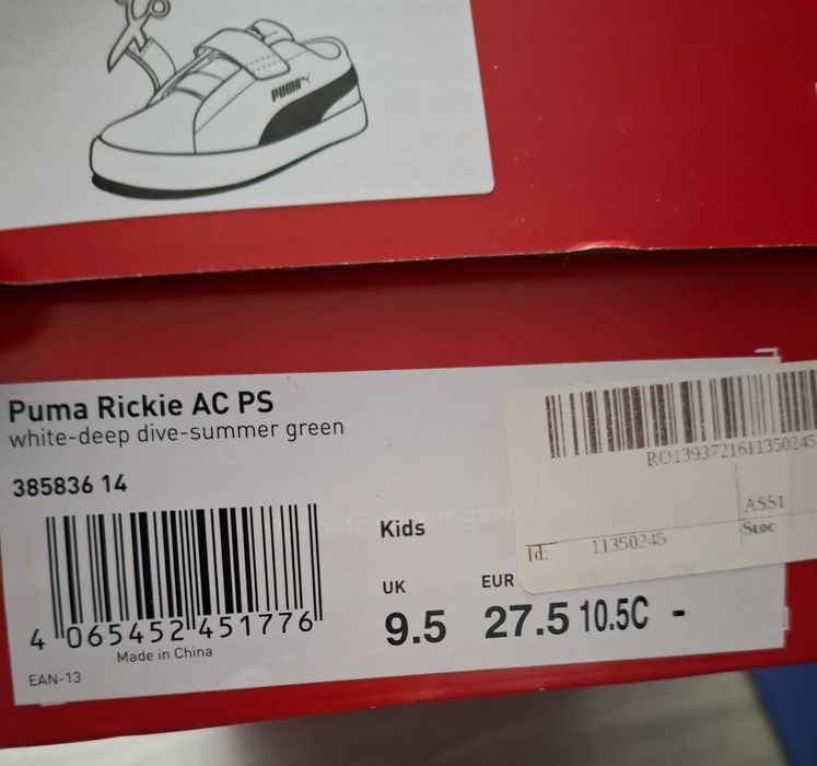 Adidasi Puma 27.5