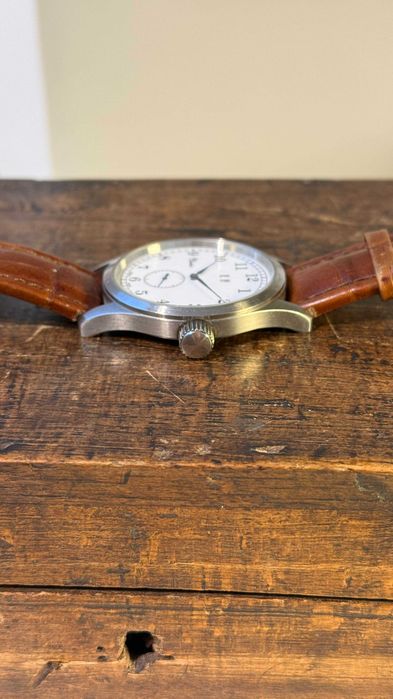 Ceas Classic calendar aviator quartz 42mm Swiss made militar