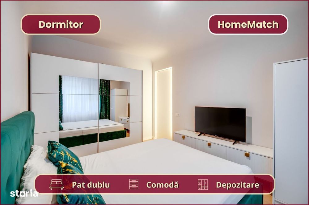 Cortina North || 2 Camere || Parcare subterană || Comision 0%