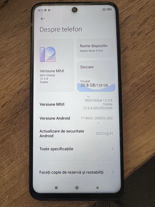 Xiaomi Redmi Note 9 Pro 6GB/128GB
