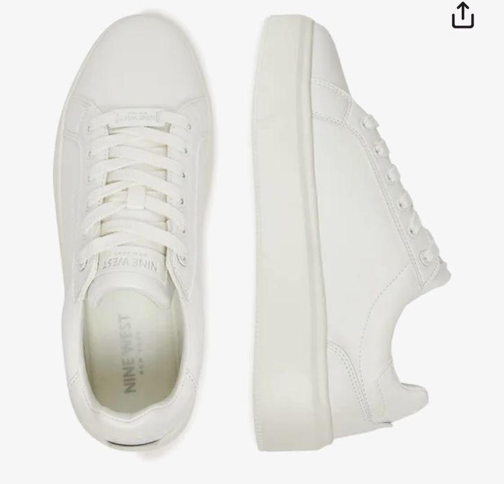 Дамски бели маратонки Nine West, 38 размер