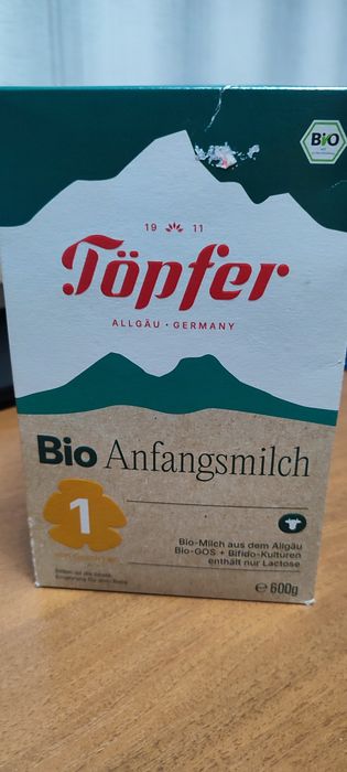 Адаптирано мляко Töpfer Lactana Bio 1