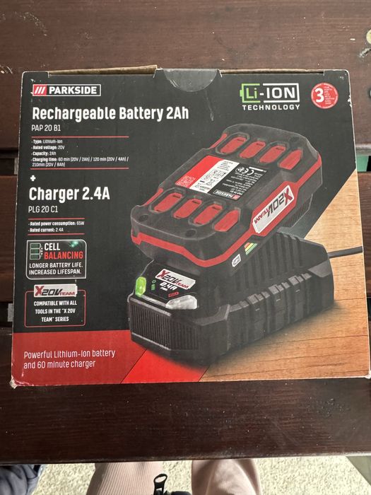 Батерия и зарядно 2Ah  Parkside
