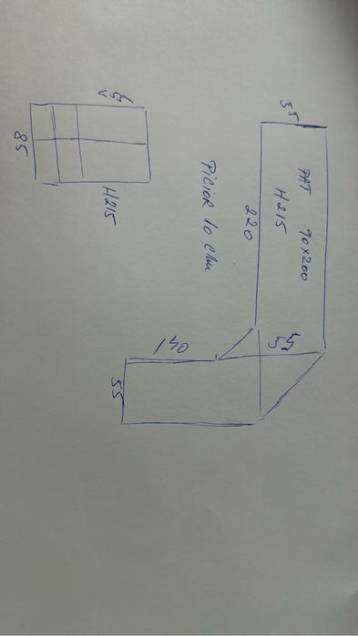 Mobila dulap dressing, pret promo, pat incorporat