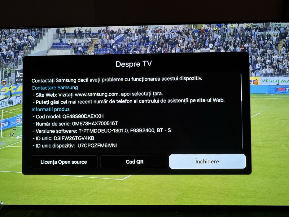 Televizor OLED Smart SAMSUNG 48S90D, Ultra HD 4K, 120cm