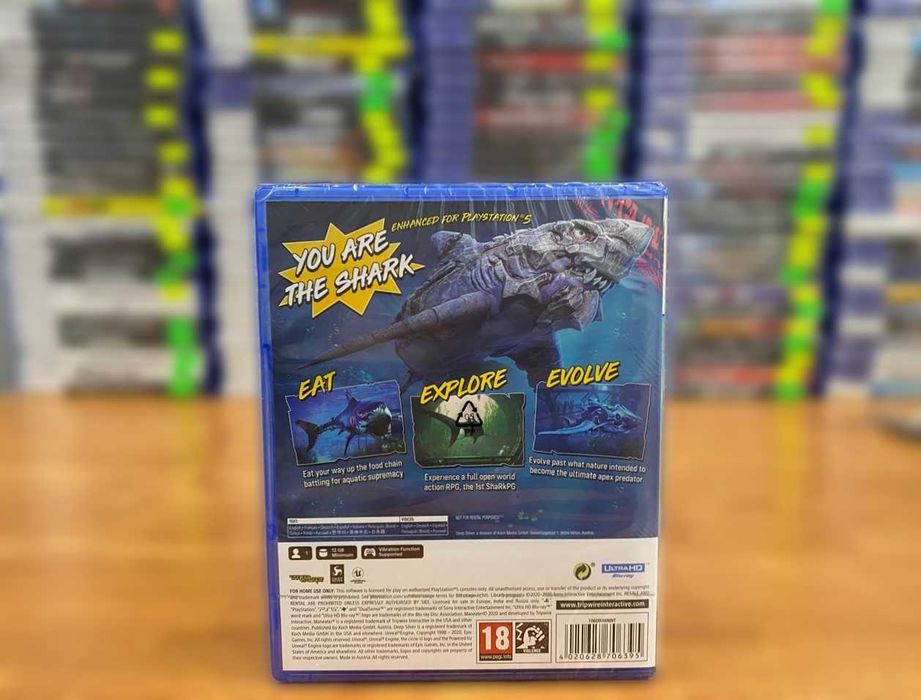 Новый диск MANEATER PS5 Огромный Выбор Игр