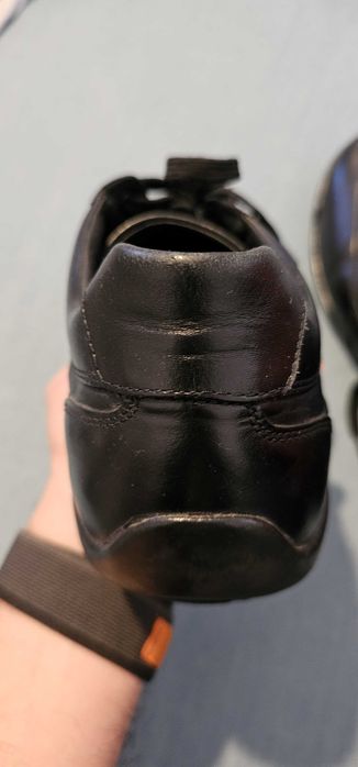 Geox - Piele neagra naturala - 45 (29 cm) - ca noi