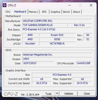 Kit Ryzen 5700x, Asus TUF B550, 32gb 3600mhz