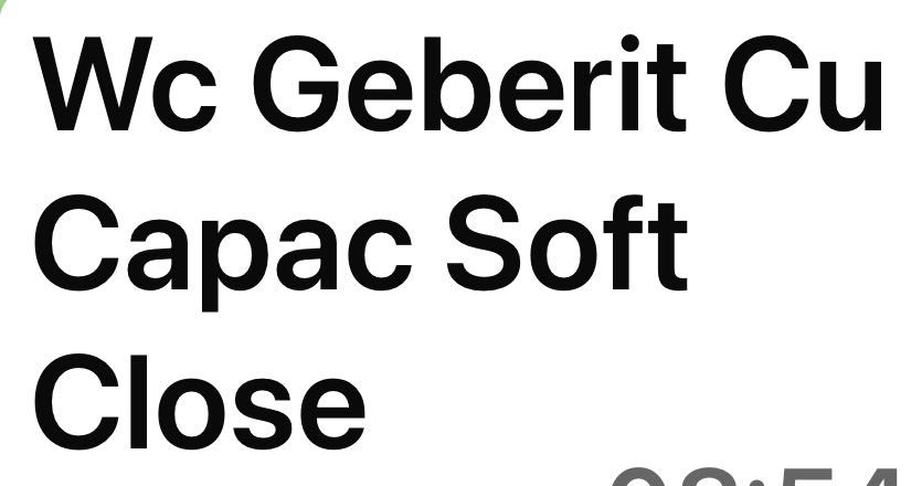 Wc Geberit cu capac Soft Close