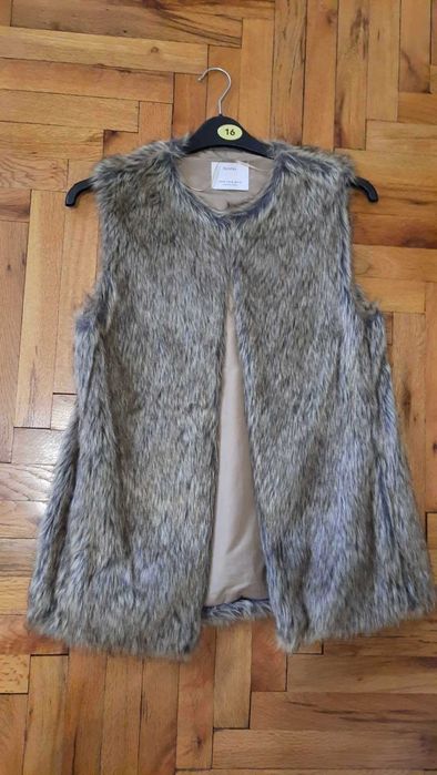 Дамски елек с косъм