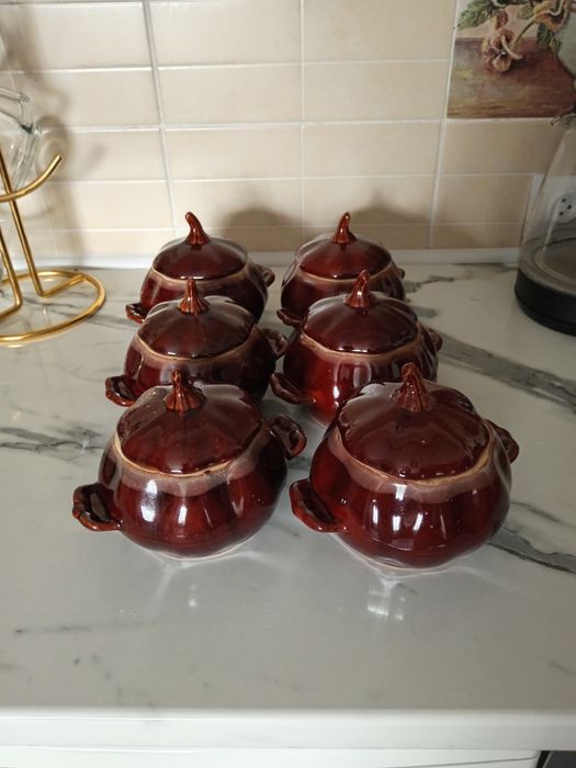 Горшочки глиняные