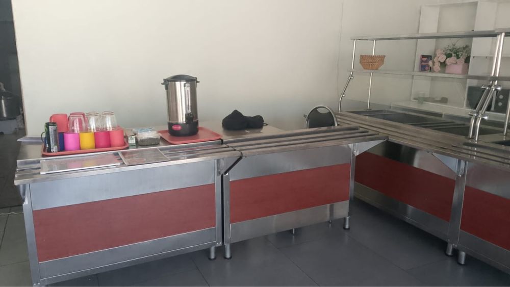 Линия раздачи для столовой