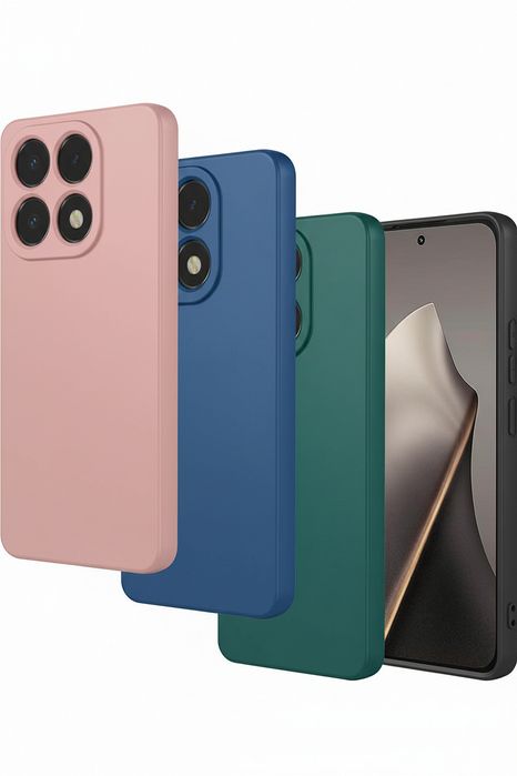 Матов силиконов кейс за xiaomi 15t със защита около камерите